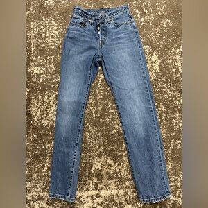 Levi's Blue Straight Leg Jeans Classic Denim